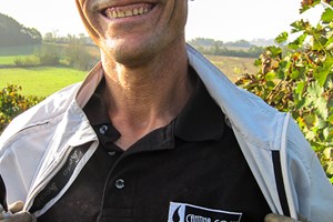 Hamid on of our team that looks after the vines all year round - Cantina Goccia guy at heart!